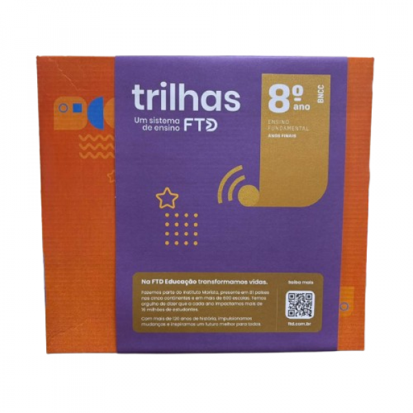 CONJUNTO TRILHAS 8 ANO CMPM 5 EDITORA FTD